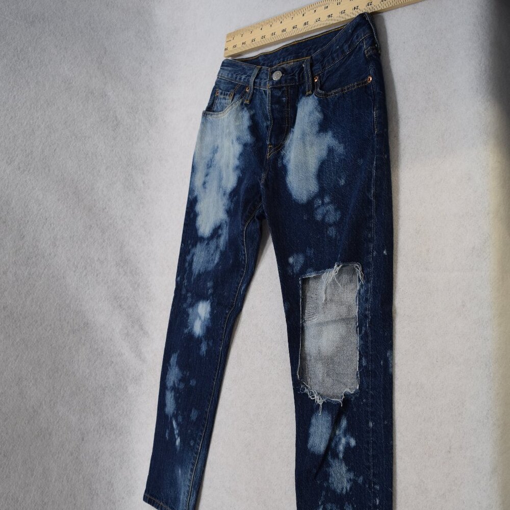 Levi's 501 Women's Distressed Jeans SZ 0 #186